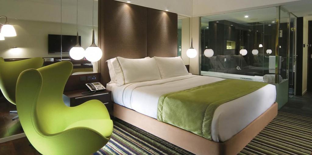 Hotel The Mira Hongkong Zewnętrze zdjęcie A room at the hotel