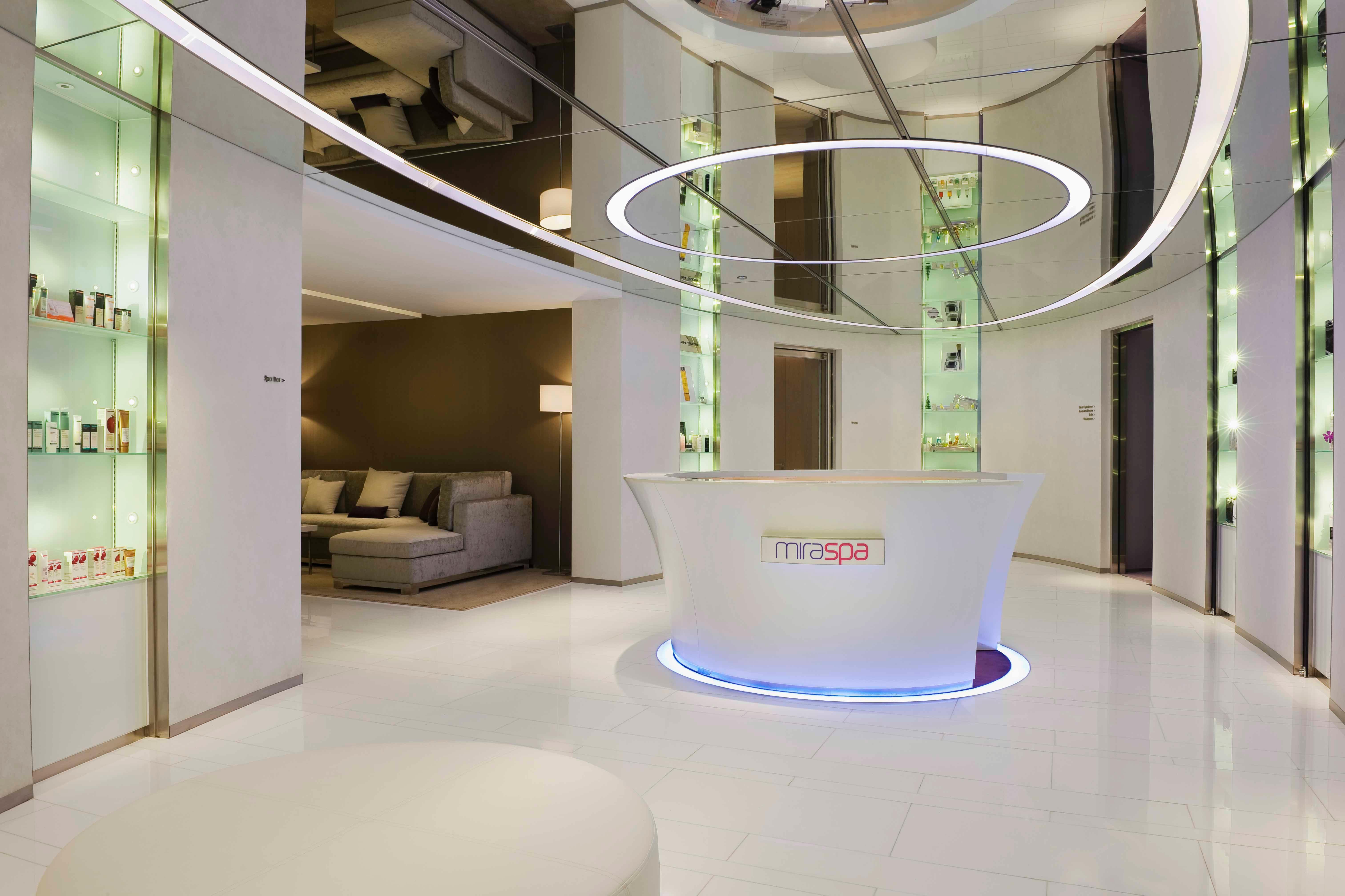Hotel The Mira Hongkong Zewnętrze zdjęcie The reception area of the spa